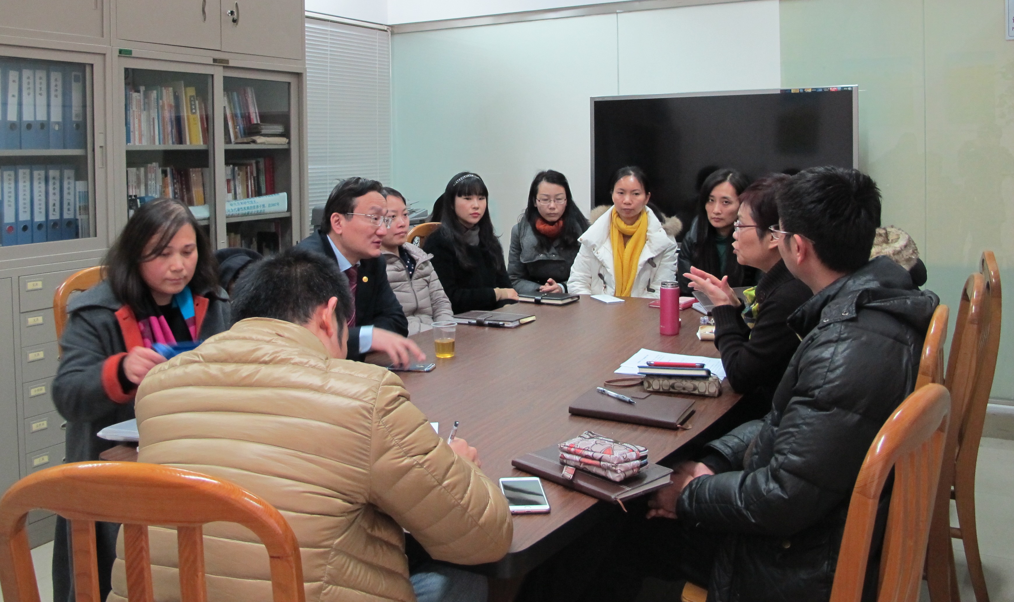 徐建光董事长参加公共健康公司党员领导干部民主生活会